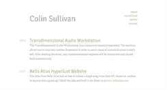 Desktop Screenshot of colin-sullivan.net